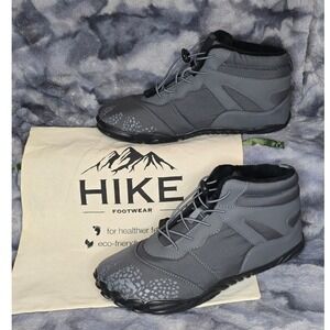 NWT HIKE FOOTWEAR Gray Vindra Flex Water Resistant Barefoot Boots men EU‎ 42/ 9